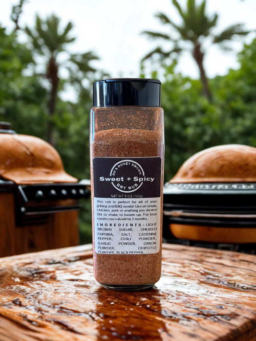 Bo's Honey Brown Hot Sweet and Spicy Dry Rub - 5oz/10oz